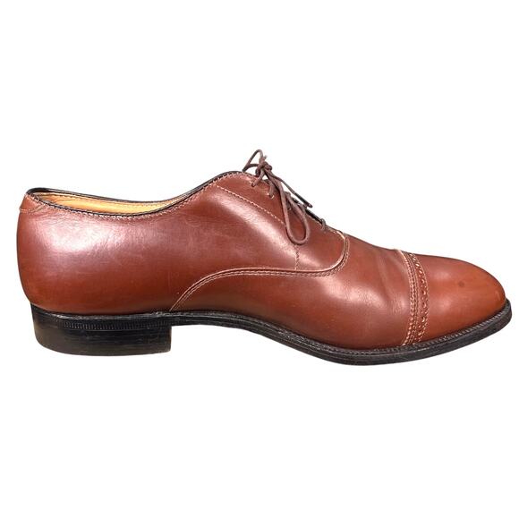 Alden Men\'s 900 Brown Leather Lace Up Cap Toe Oxfords Size US 9 D main image 7